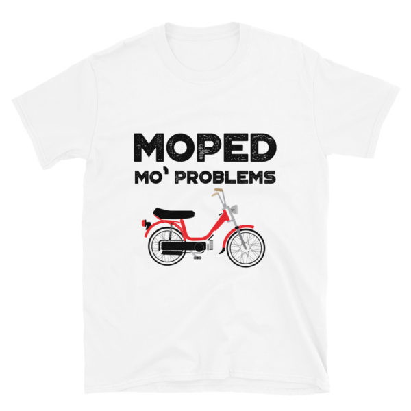 Moped Mo’ Problems Vespa Grande Vintage Moped Shirt – Short-Sleeve Unisex T-Shirt