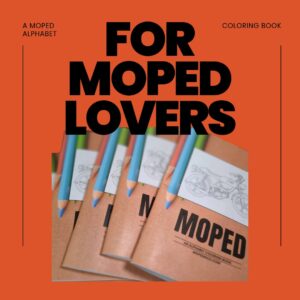Moped coloring books